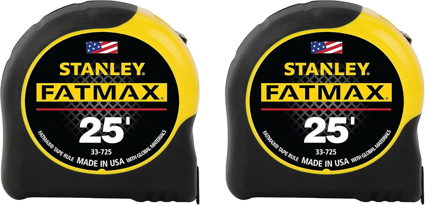 Stanley FMHT74038A FatMax 25 Foot Tape Measure 2PK