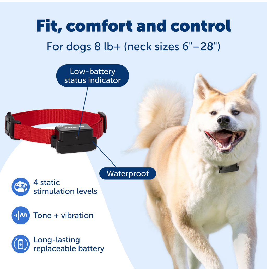 PetSafe Stubborn Dog In-Ground Fence for Hard-To-Train Pets, Waterproof, Tone & Static