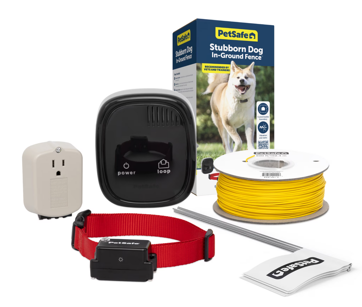 PetSafe Stubborn Dog In-Ground Fence for Hard-To-Train Pets, Waterproof, Tone & Static