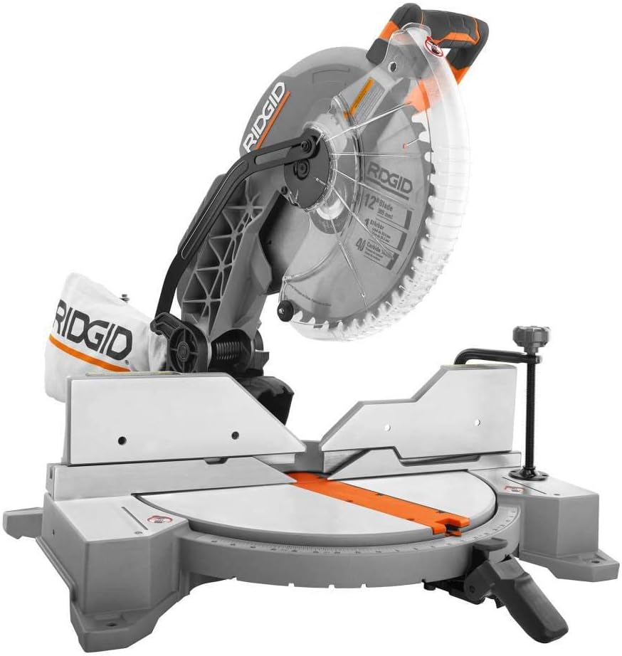 15 Amp Corded 12 in. Dual Bevel Miter Saw with LED