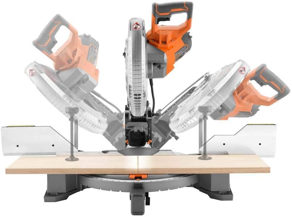 15 Amp Corded 12 in. Dual Bevel Miter Saw with LED